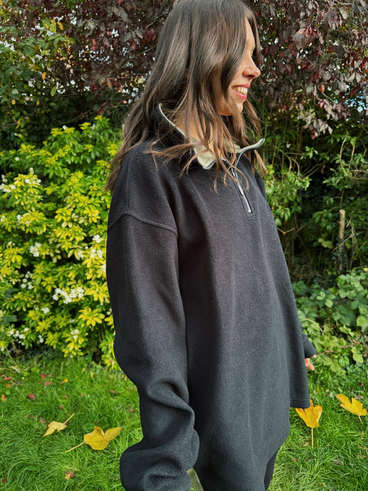 Vintage O’Neill 1/4 Zip Fleece Black