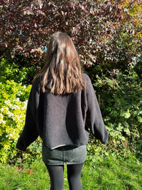 Vintage Nike Black Teddy Fleece Zip-Up Jacket