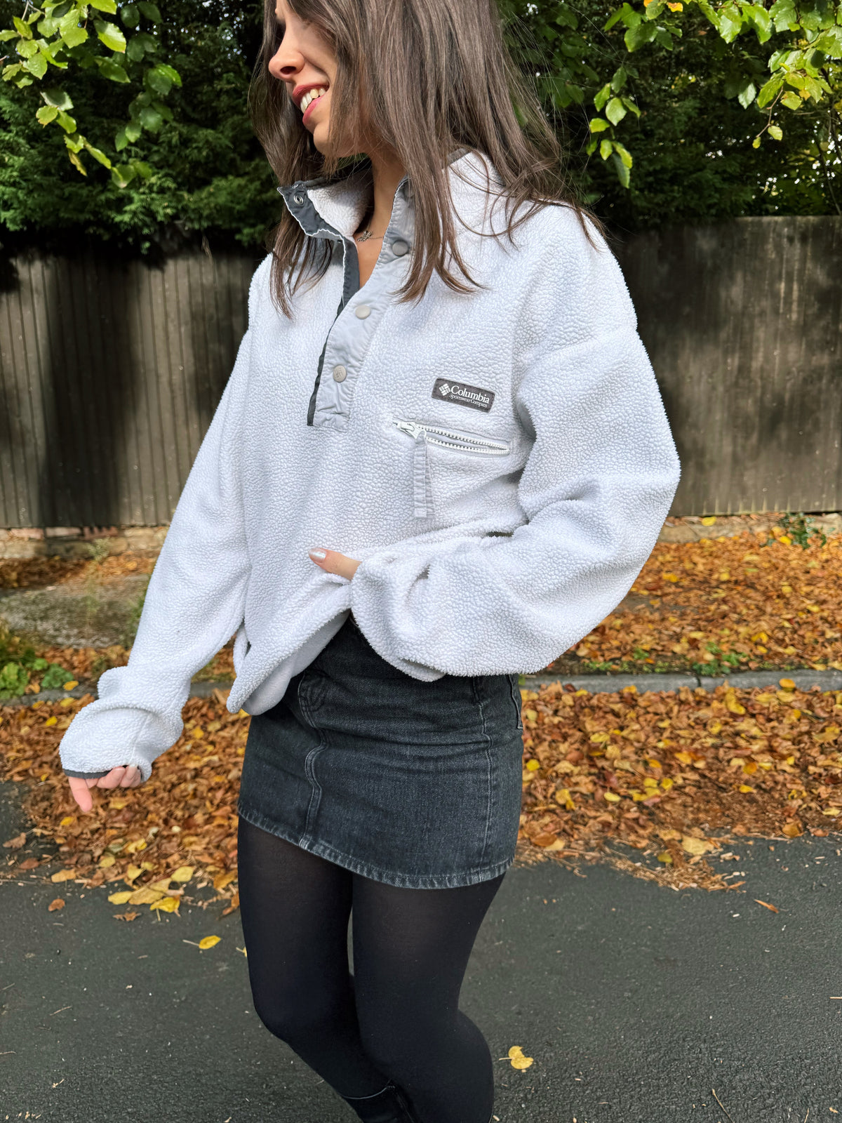 Vintage Columbia 1/4 Button Teddy Fleece