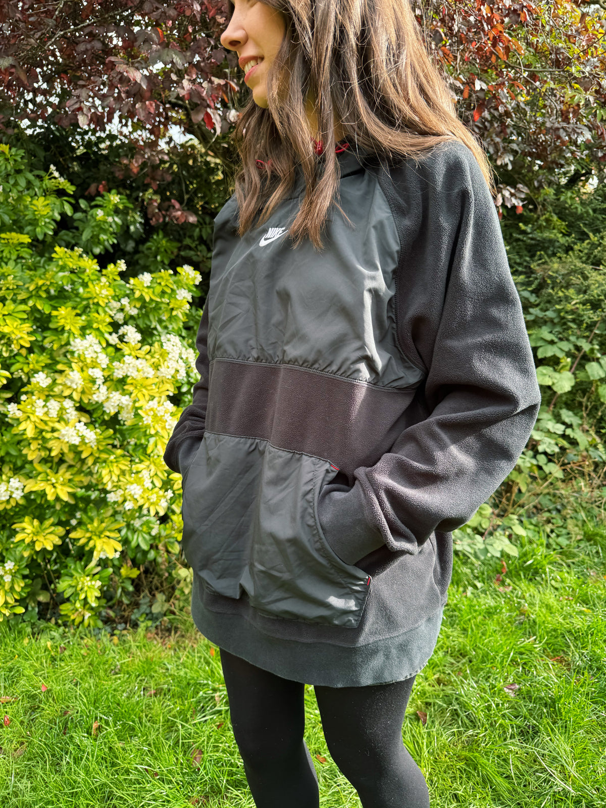 Nike Vintage Black Fleece Pullover Hoodie