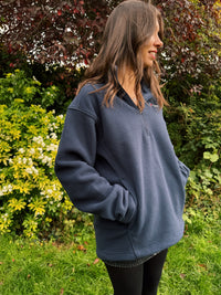 Vintage Navy Berghaus 1/4 Zip Fleece