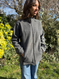 St Michael Vintage Full Zip Fleece Grey