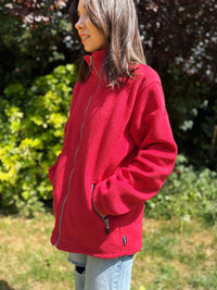 Hummel Full Zip Fleece Jacket Red