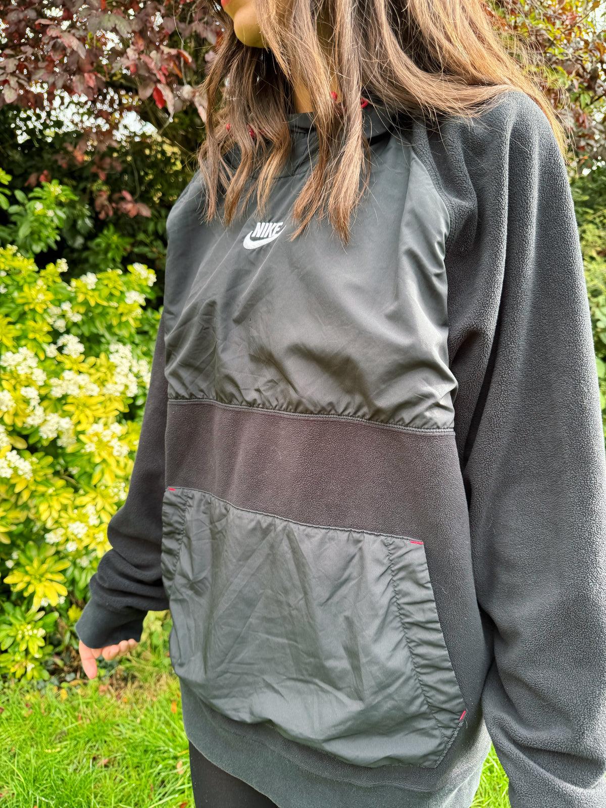 Nike Vintage Black Fleece Pullover Hoodie