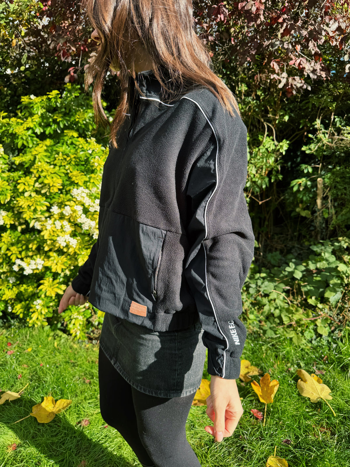 Vintage Nike FC 1/4 Zip Dri Fit Fleece Black