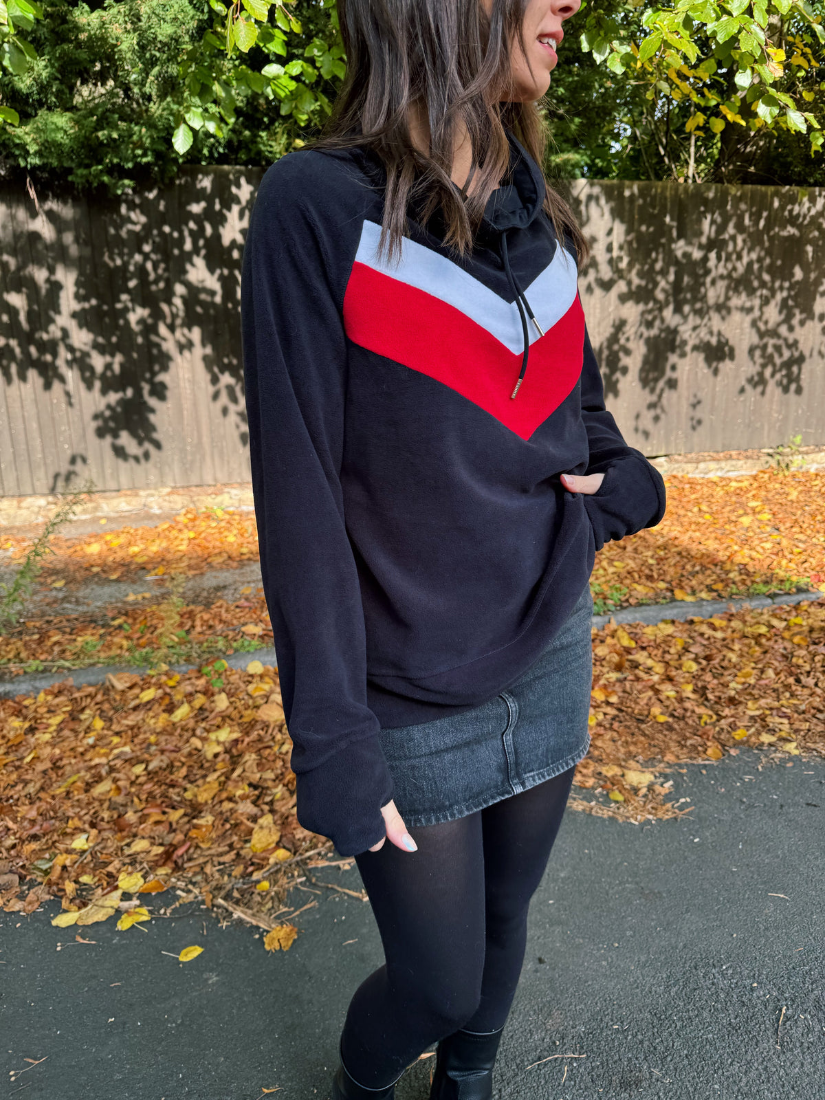 Tommy Hilfiger Sport Black Fleece Pull Over