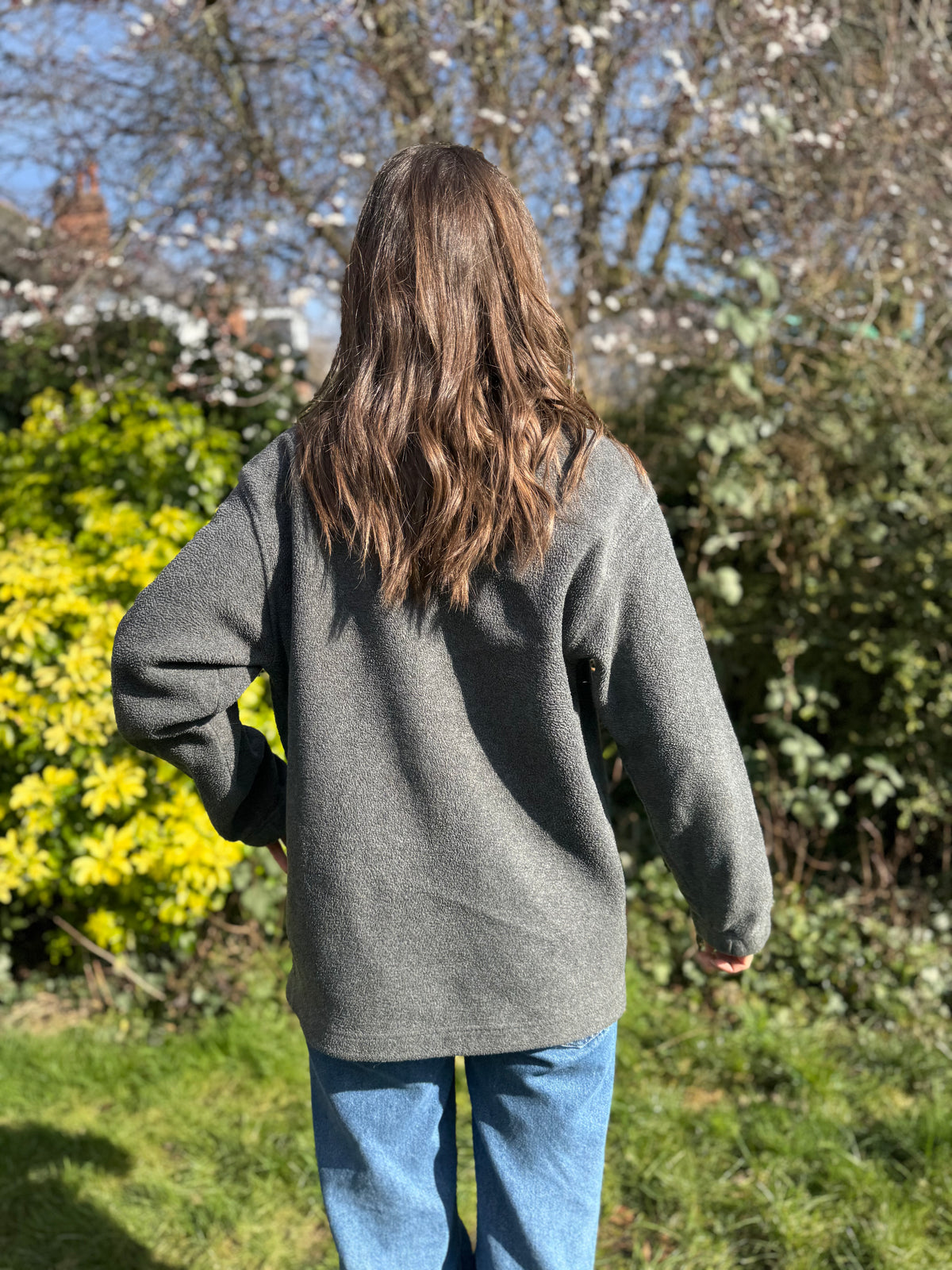 St Michael Vintage Full Zip Fleece Grey