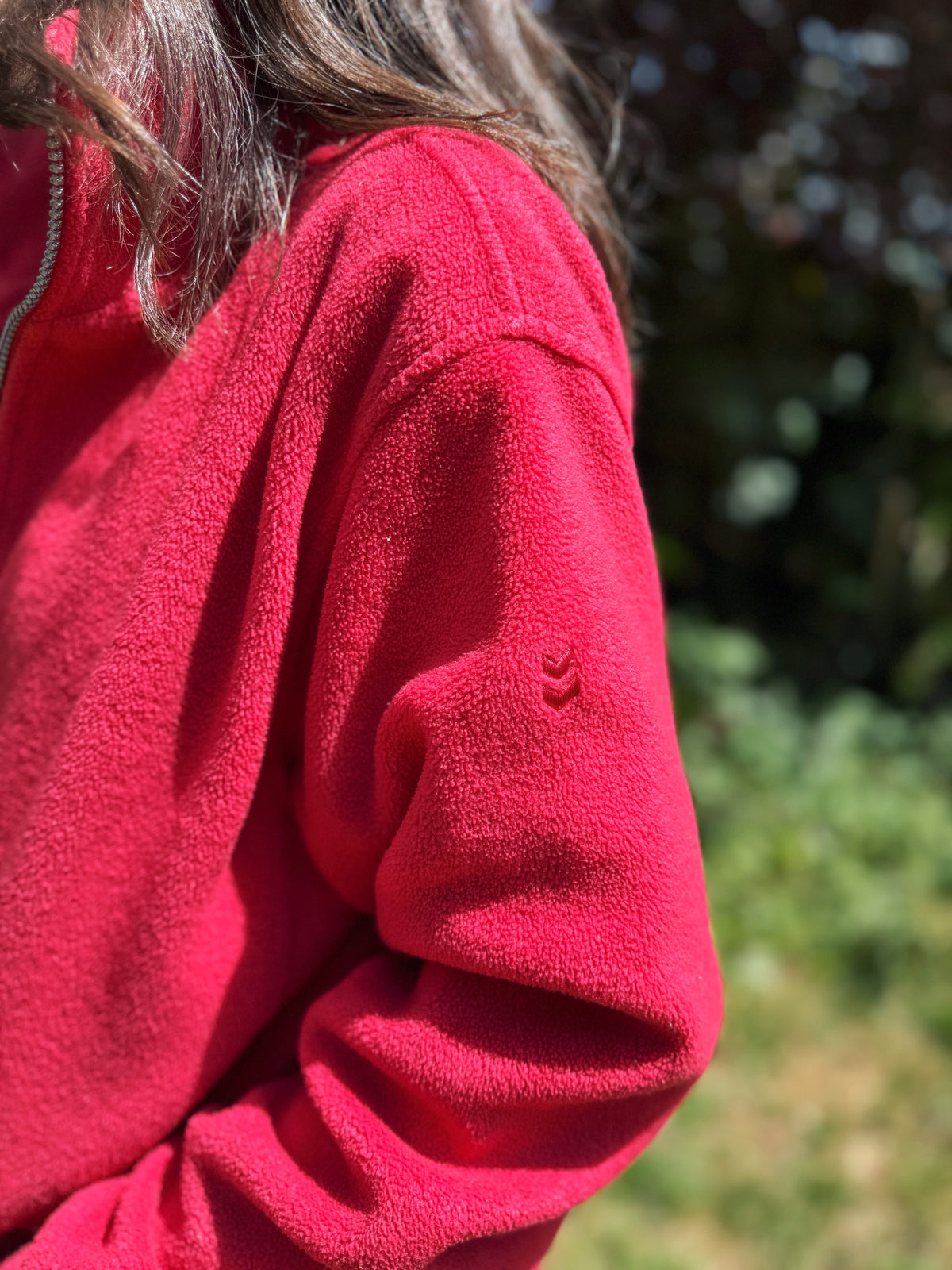 Hummel Full Zip Fleece Jacket Red