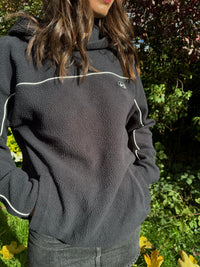 Vintage Nike SB Black Fleece Pull Over Hoodie