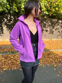 Vintage Columbia Pink Full-Zip Fleece Jacket