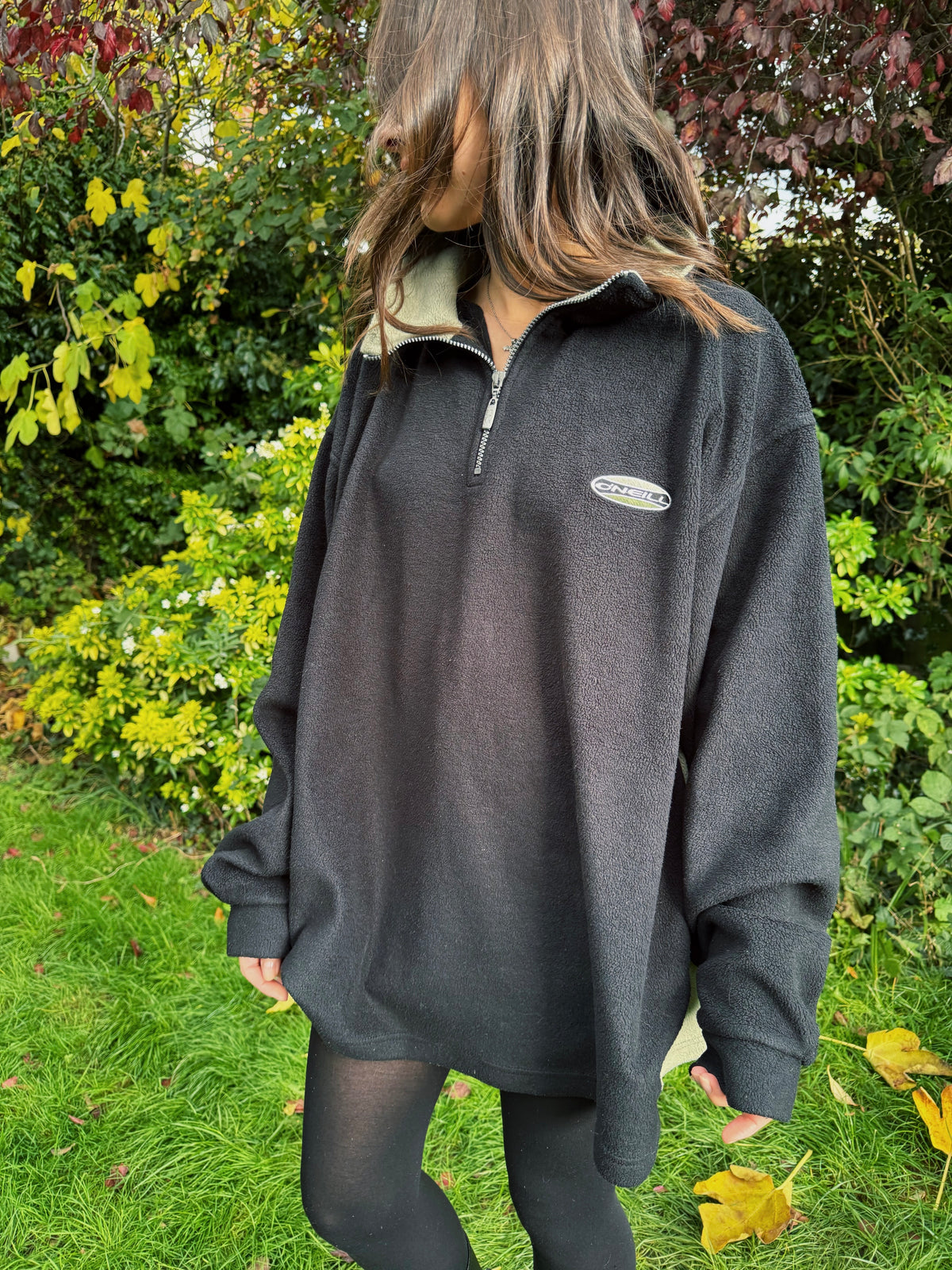 Vintage O’Neill 1/4 Zip Fleece Black