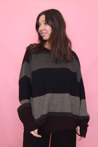 Vintage Striped Knit Jumper
