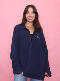 Vintage Berghaus Polartec Full Zip Fleece Jacket Navy