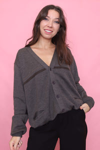 Vintage Button Up Knit Cardigan