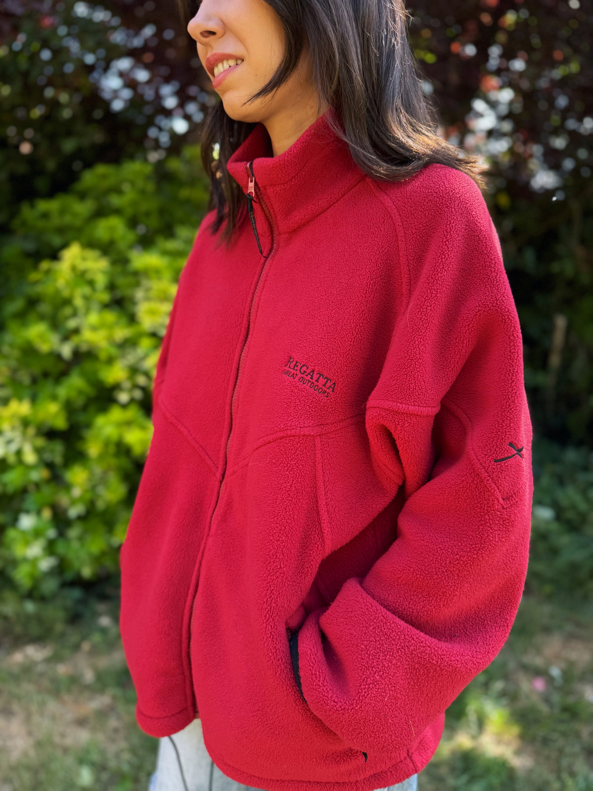 Regatta Full Zip Red Fleece Outdoor Jacket