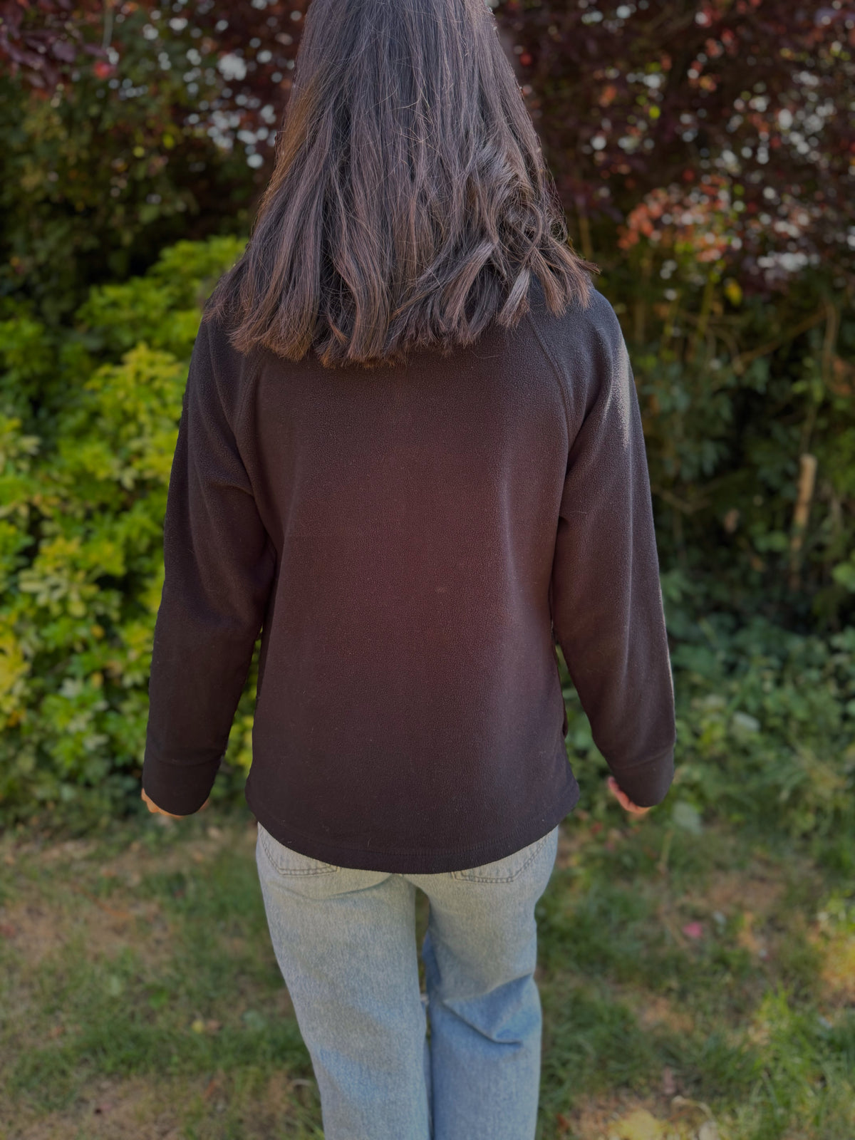 Calvin Klein Performance Black Full Zip Embroidered Fleece Jacket