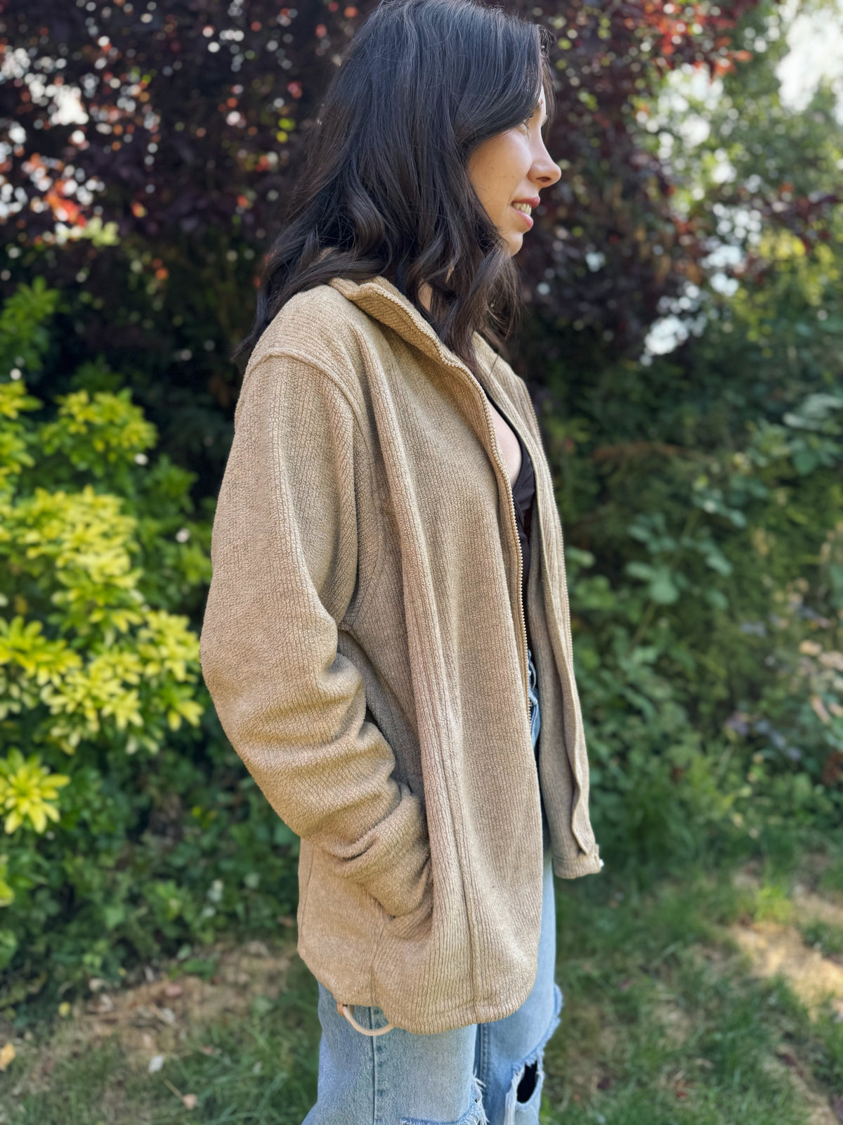 neutral aesthetic outerwear