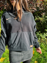 Vintage Nike FC 1/4 Zip Dri Fit Fleece Black