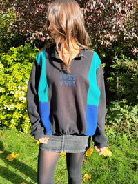 Vintage Colour Block Pick Fun 1/4 Zip Fleece