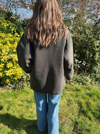 Vintage Full Zip Fleece Jacket Green