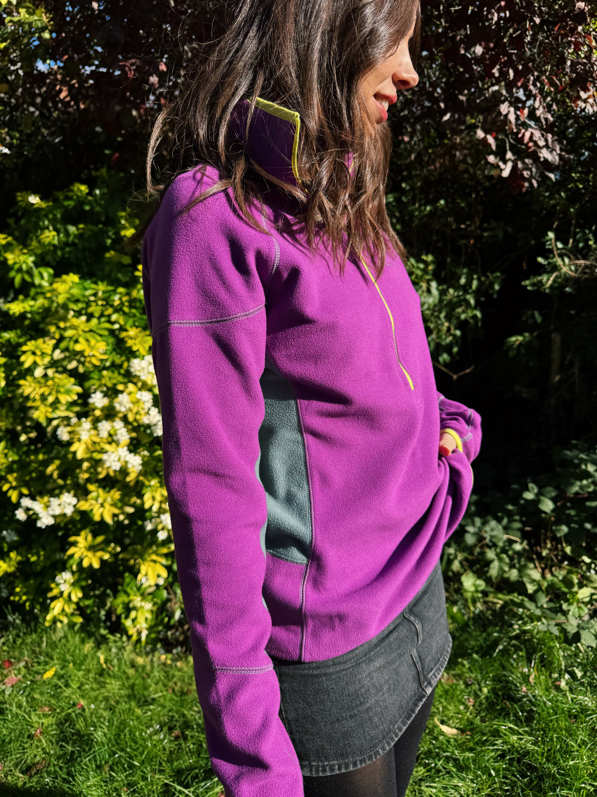 Vintage Columbia 1/4 Zip Omni Heat Fleece