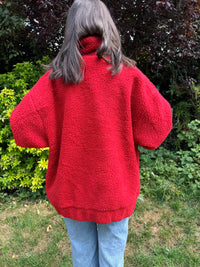 Vintage Zip Up Teddy Fleece Jacket