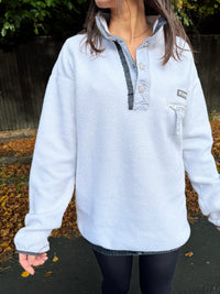 Vintage Columbia 1/4 Button Teddy Fleece