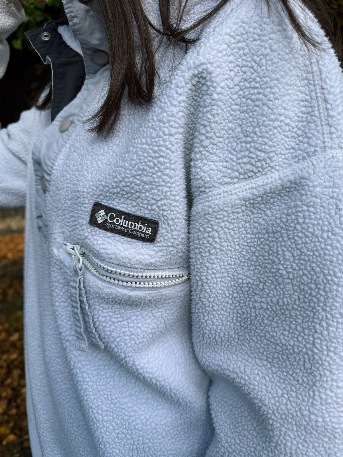Vintage Columbia 1/4 Button Teddy Fleece