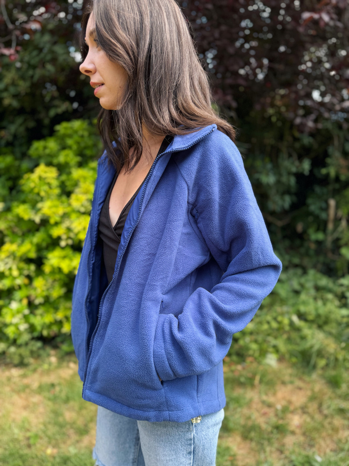Columbia Interchange Full Zip Fleece Blue
