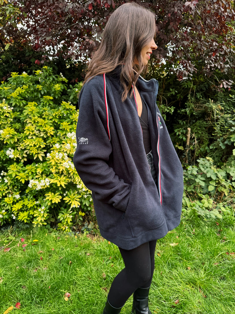 Vintage England Rugby World Champions Embroidered Zip Up Fleece