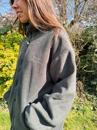 Vintage Full Zip Fleece Jacket Green