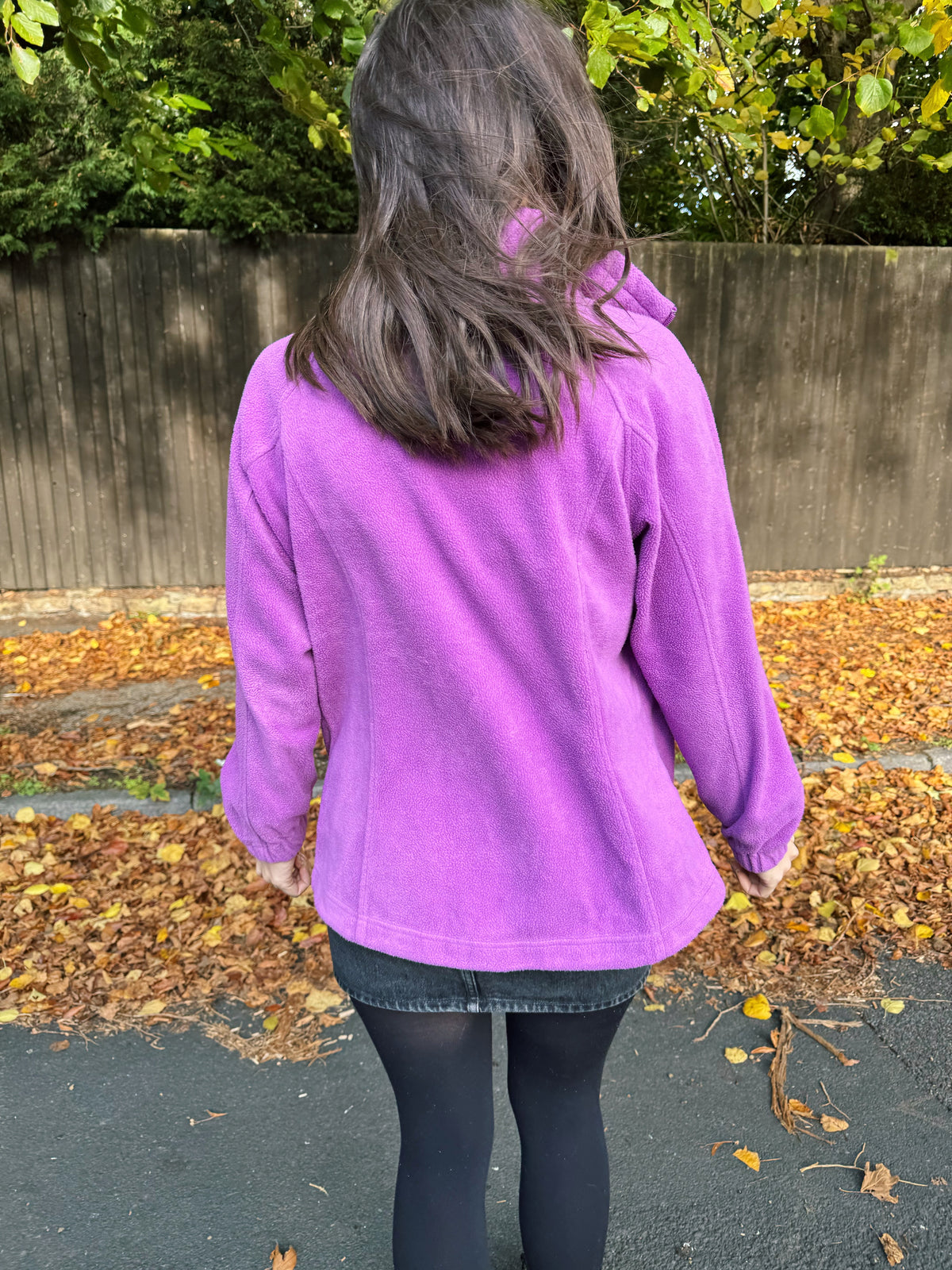 Vintage Columbia Pink Full-Zip Fleece Jacket