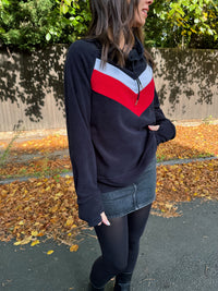 Tommy Hilfiger Sport Black Fleece Pull Over
