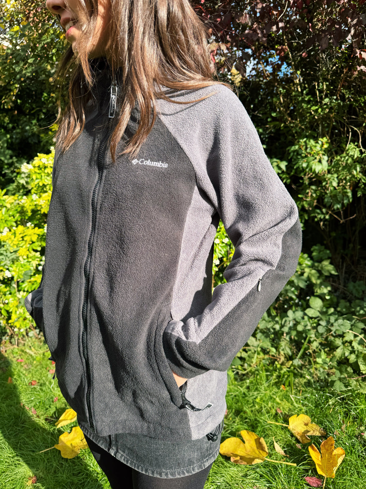 Vintage Columbia Interchange Two-Tone Fleece Jacket