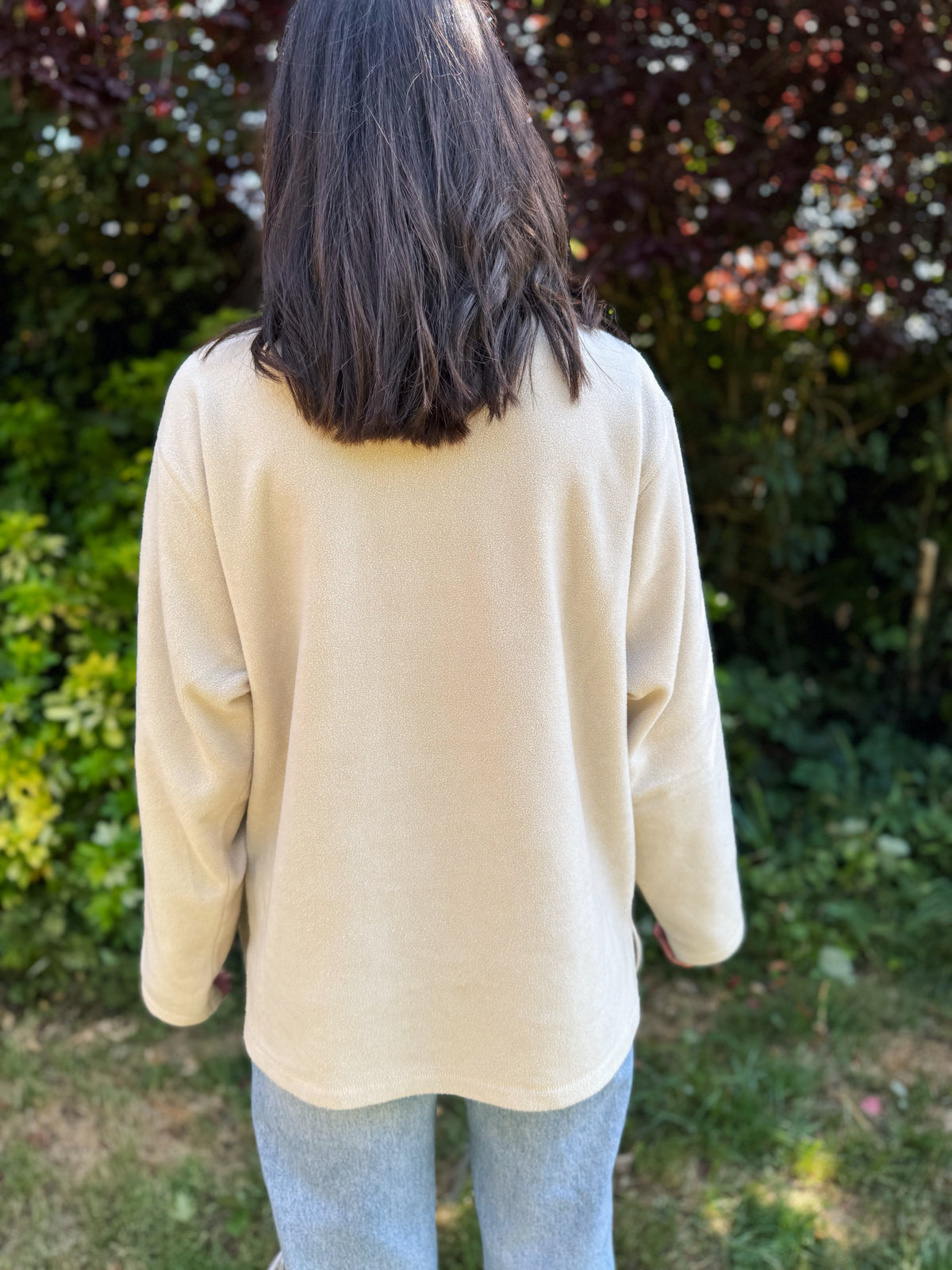 Vintage Embroidered 1/4 Zip Fleece