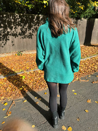 Vintage Adidas Equipment 1/4 Zip Polartec Fleece Forest Green