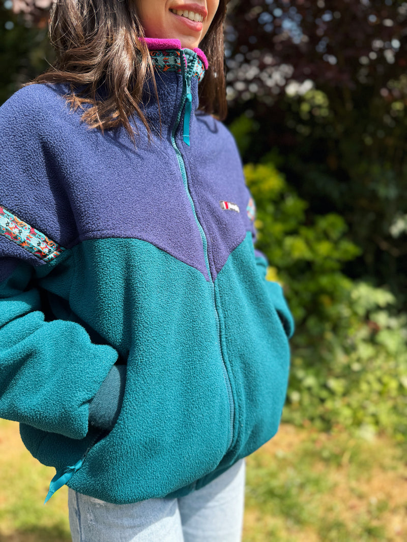 Berghaus Zip Up Wind Stopper Fleece Jacket