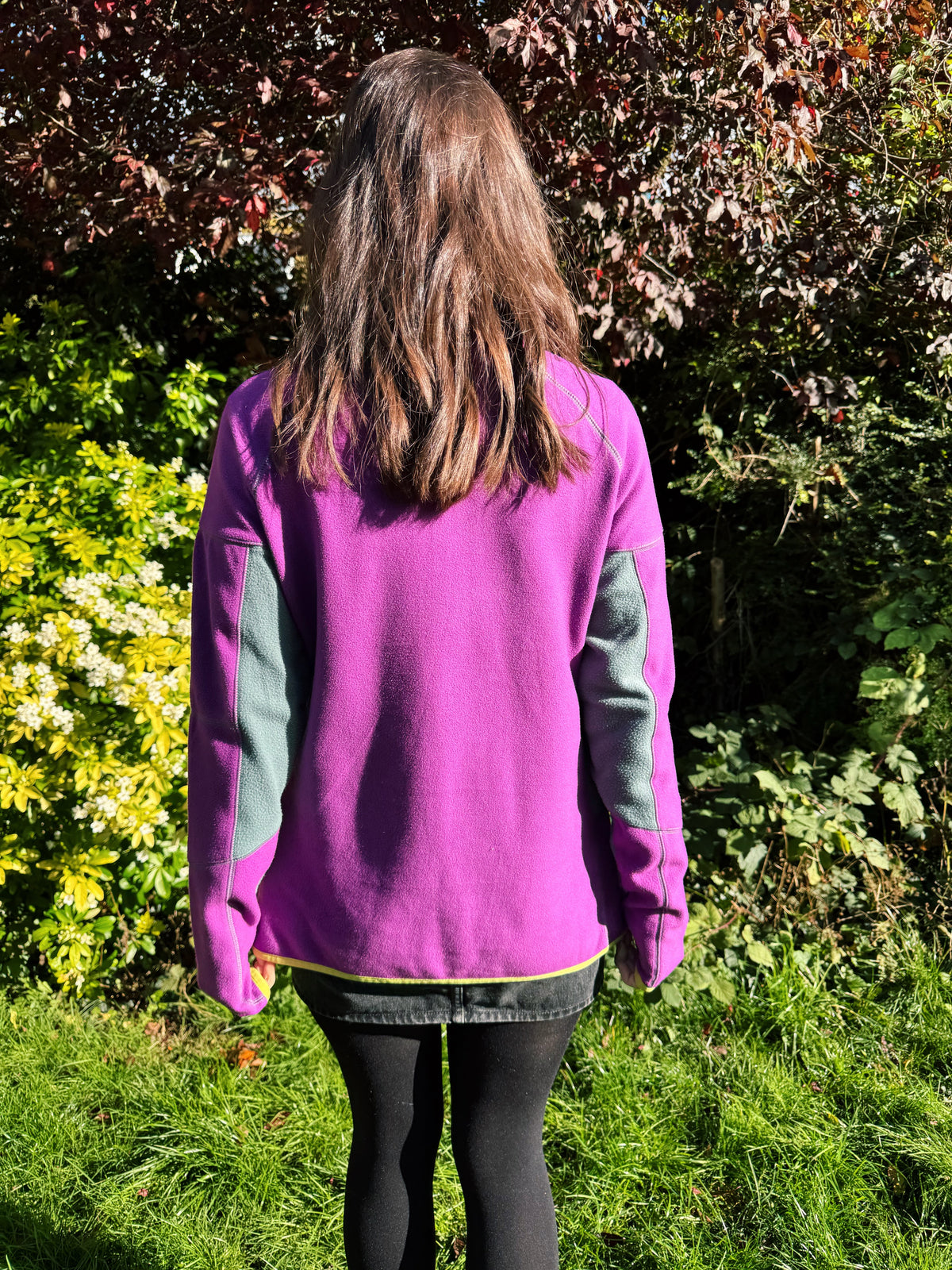 Vintage Columbia 1/4 Zip Omni Heat Fleece