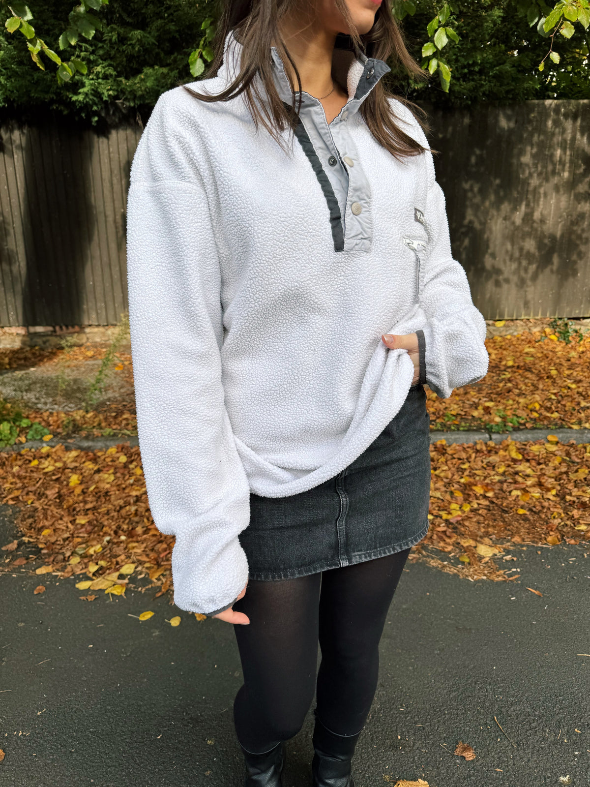 Vintage Columbia 1/4 Button Teddy Fleece