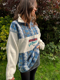 Vintage Polar Power Embroidered 1/4 Zip Fleece