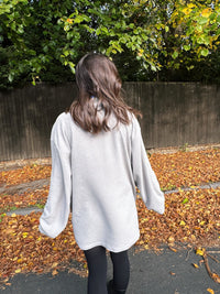 Vintage Coffee Break Embroidered 1/4 Fleece