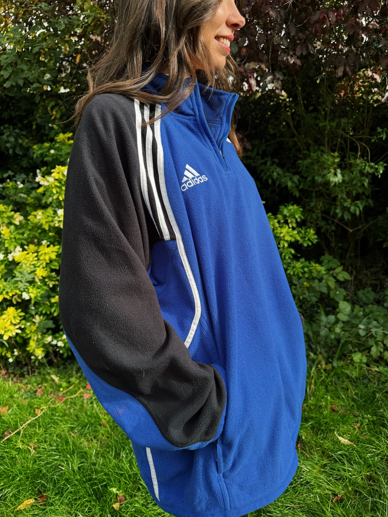 Vintage Adidas 1/4 Zip Climawarm Fleece Pullover