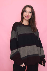 Vintage Striped Knit Jumper