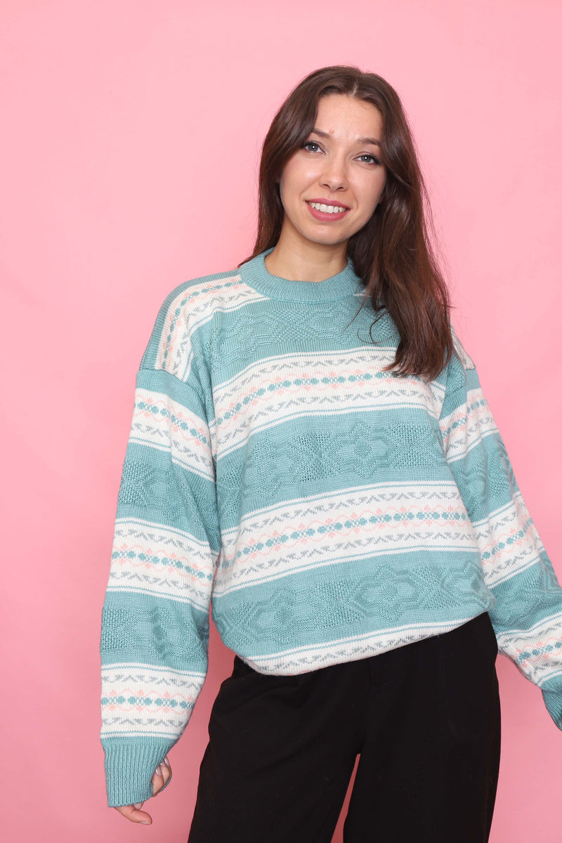 Vintage Pastel Knit Jumper