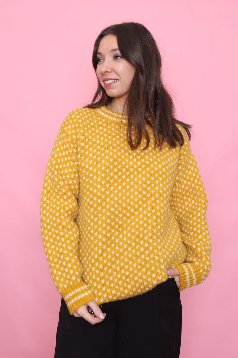 Devold Norway Thick Chunky Knit Wool Jumper Vintage