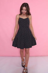 Vintage 90s Patterned Dress