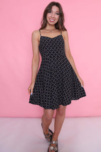 Vintage 90s Patterned Dress