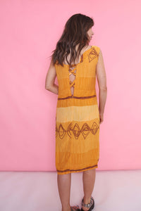 Vintage 90s Patterned Dress