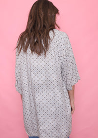 Vintage Patterned Short Sleeve Shirt