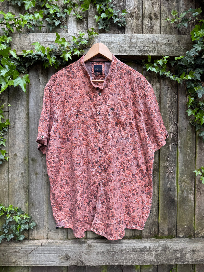 Vintage 90s Paisley Print Shirt | Short Sleeve Unisex